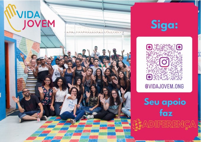 Jovens da ONG Vida Jovem